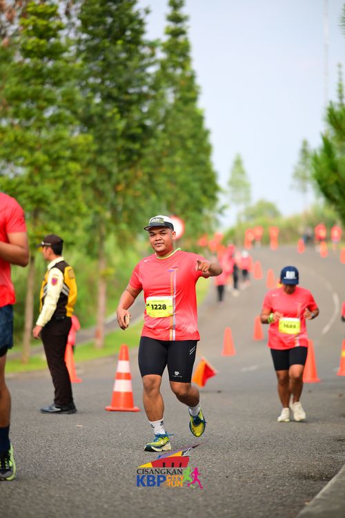Race photo from CISANGKAN KBP CITY RUN 2025