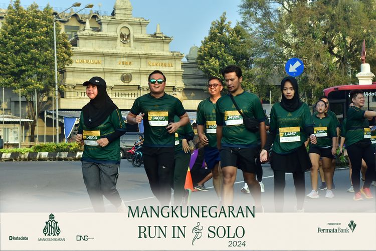 Race photo from Mangkunegaran Run 2024