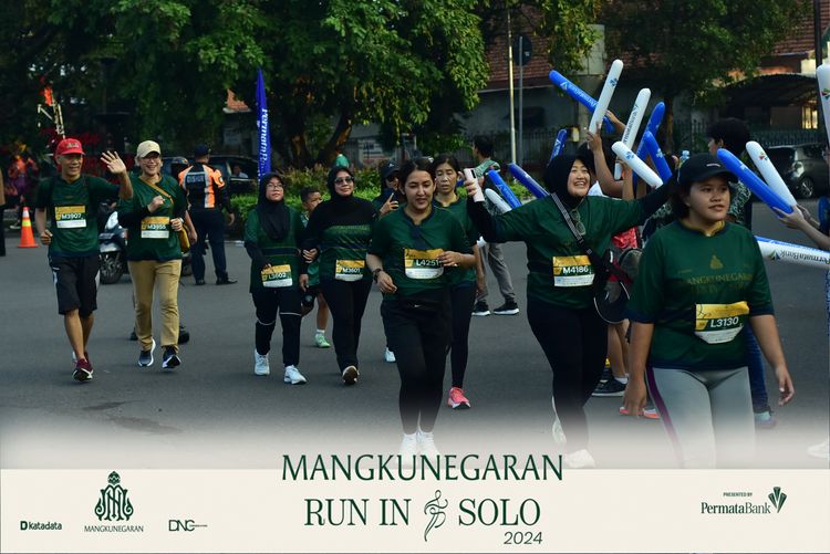 Race photo from Mangkunegaran Run 2024