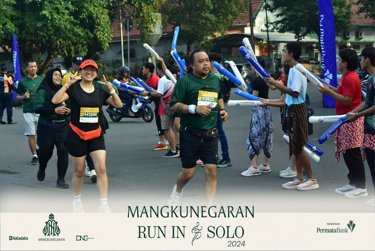 Race photo from Mangkunegaran Run 2024