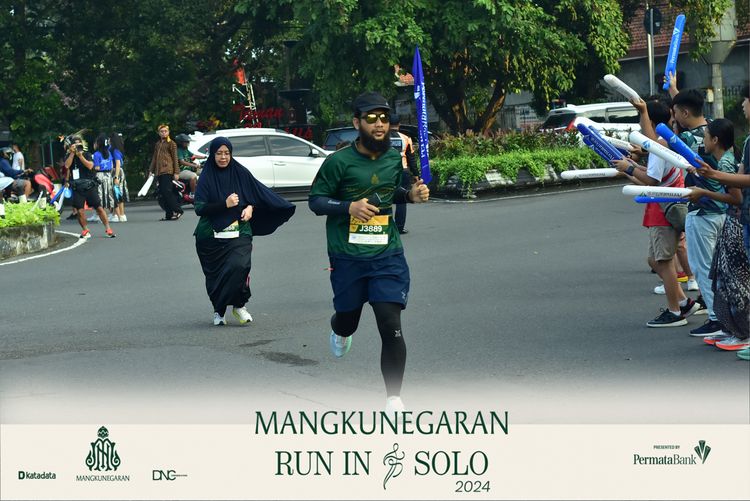 Race photo from Mangkunegaran Run 2024
