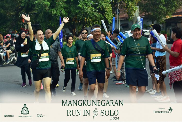 Race photo from Mangkunegaran Run 2024