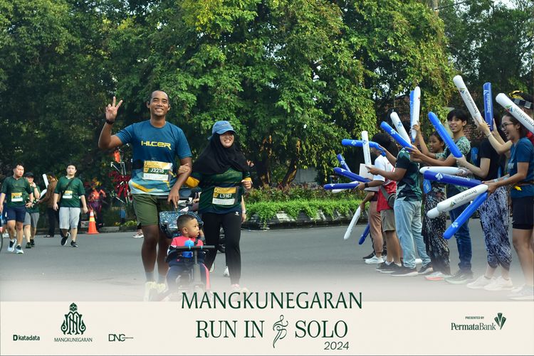 Race photo from Mangkunegaran Run 2024