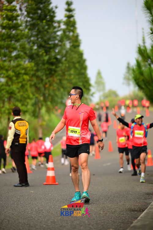 Race photo from CISANGKAN KBP CITY RUN 2025