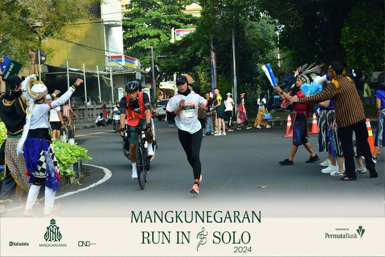 Race photo from Mangkunegaran Run 2024