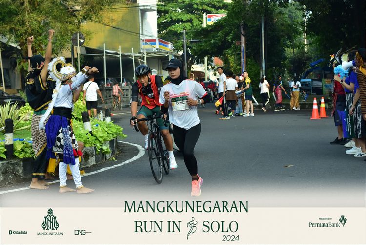 Race photo from Mangkunegaran Run 2024