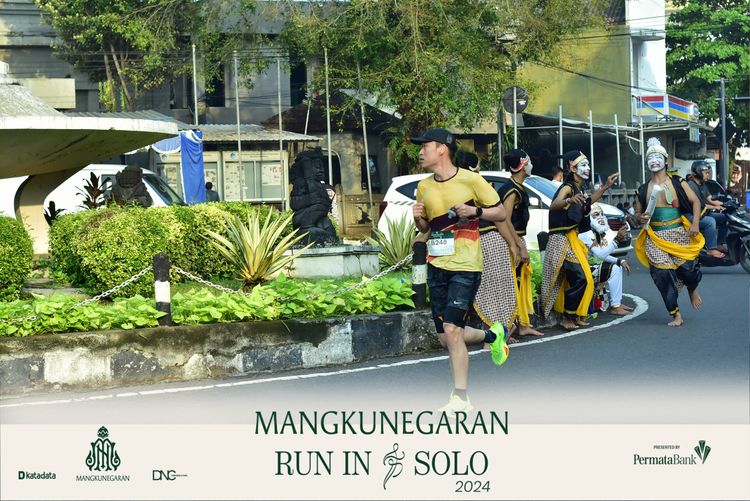 Race photo from Mangkunegaran Run 2024