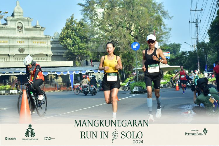 Race photo from Mangkunegaran Run 2024