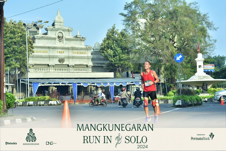 Race photo from Mangkunegaran Run 2024