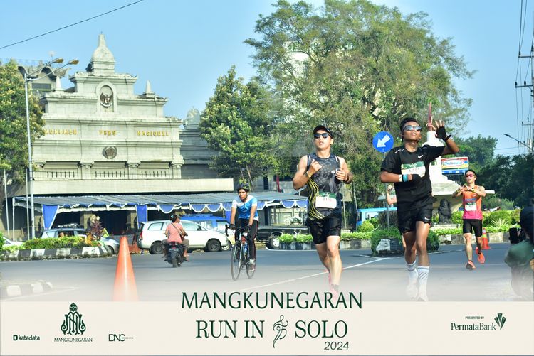 Race photo from Mangkunegaran Run 2024