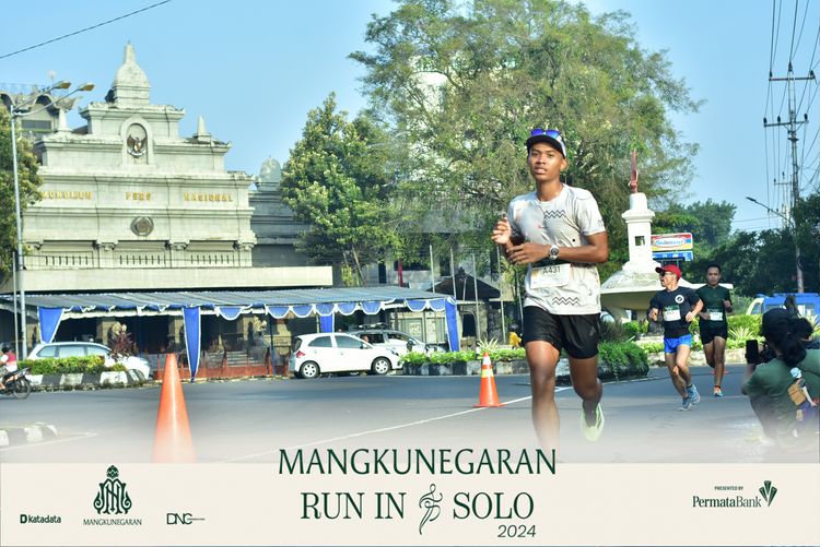Race photo from Mangkunegaran Run 2024