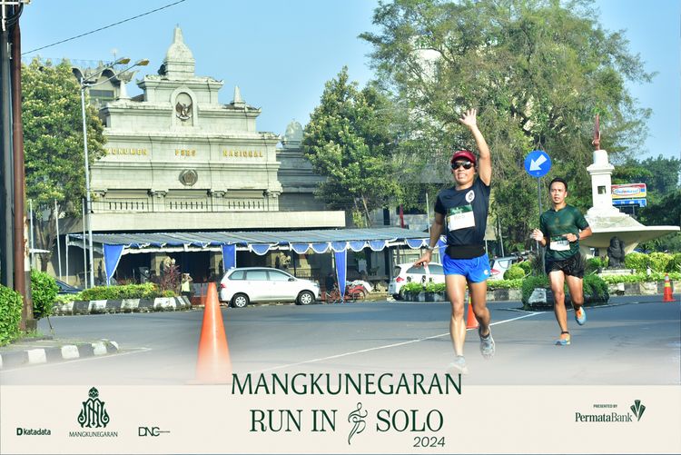 Race photo from Mangkunegaran Run 2024