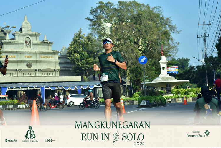 Race photo from Mangkunegaran Run 2024