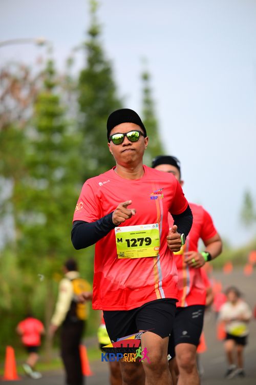 Race photo from CISANGKAN KBP CITY RUN 2025