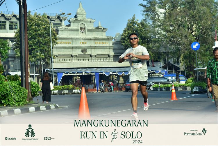 Race photo from Mangkunegaran Run 2024