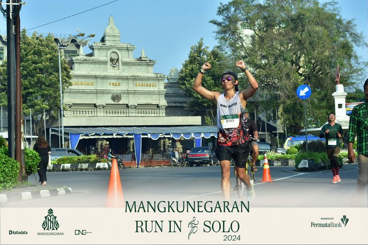 Race photo from Mangkunegaran Run 2024