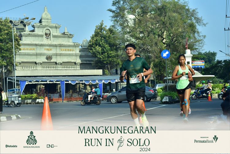 Race photo from Mangkunegaran Run 2024