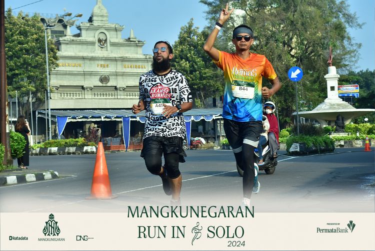 Race photo from Mangkunegaran Run 2024