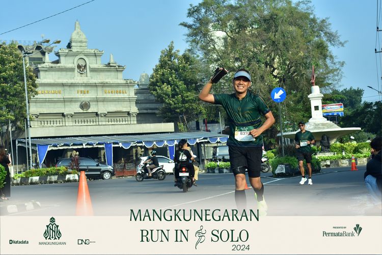 Race photo from Mangkunegaran Run 2024