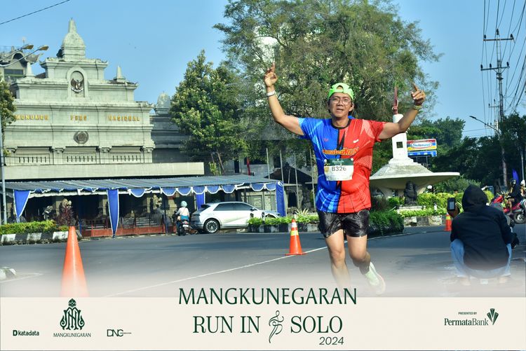 Race photo from Mangkunegaran Run 2024