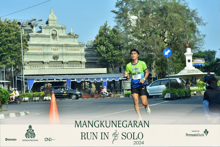 Race photo from Mangkunegaran Run 2024