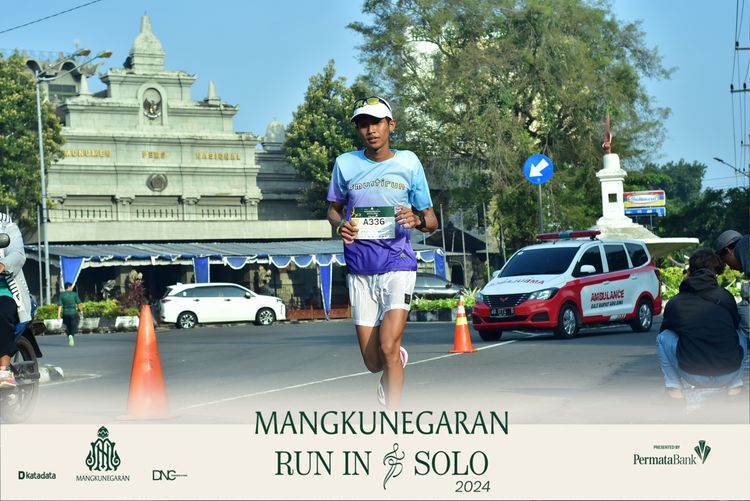Race photo from Mangkunegaran Run 2024