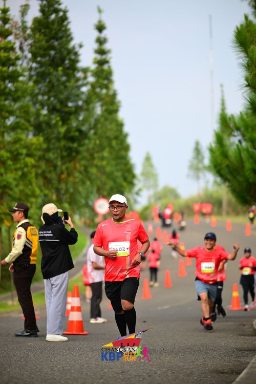 Race photo from CISANGKAN KBP CITY RUN 2025