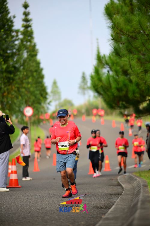 Race photo from CISANGKAN KBP CITY RUN 2025