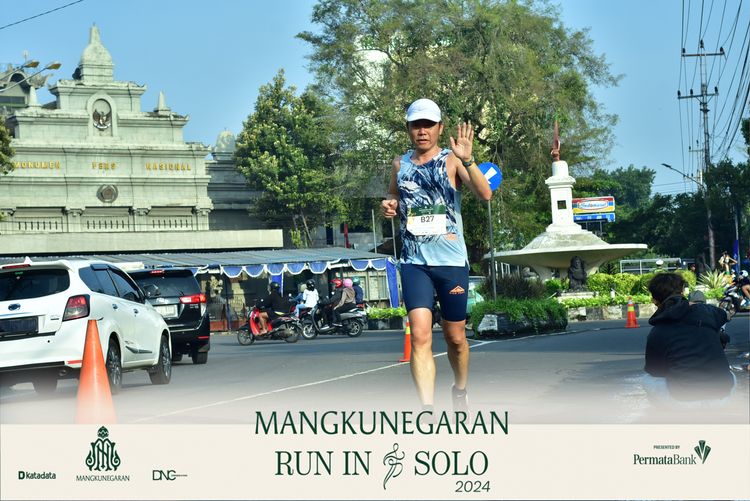 Race photo from Mangkunegaran Run 2024