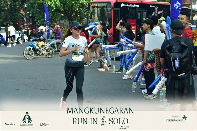 Race photo from Mangkunegaran Run 2024