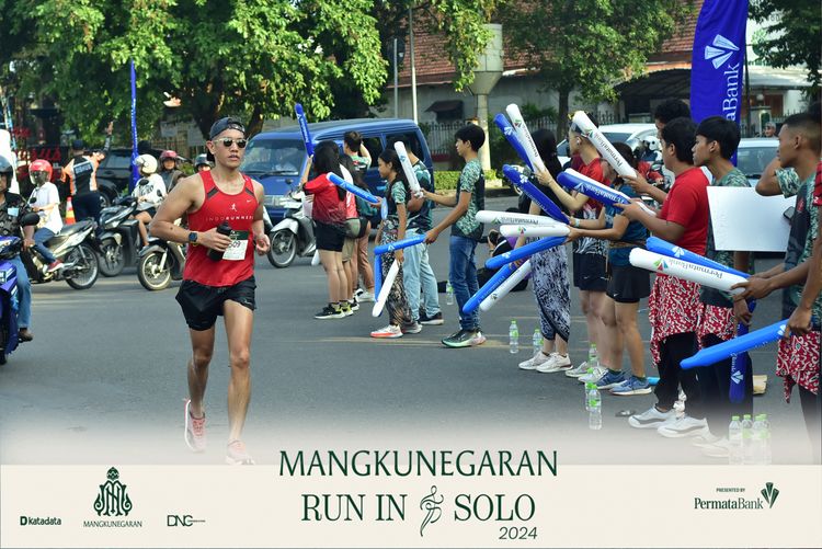 Race photo from Mangkunegaran Run 2024