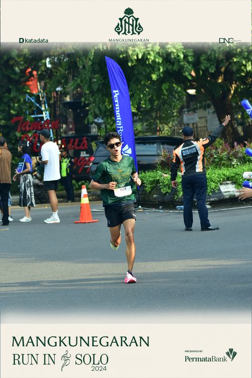 Race photo from Mangkunegaran Run 2024