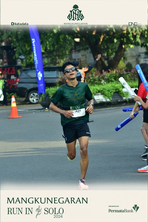 Race photo from Mangkunegaran Run 2024