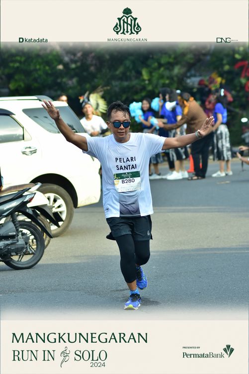 Race photo from Mangkunegaran Run 2024