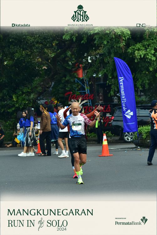 Race photo from Mangkunegaran Run 2024