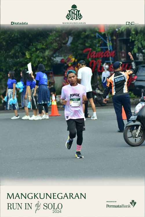 Race photo from Mangkunegaran Run 2024