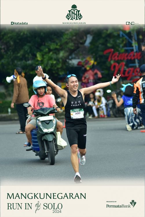 Race photo from Mangkunegaran Run 2024