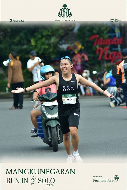 Race photo from Mangkunegaran Run 2024