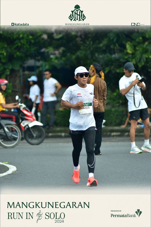 Race photo from Mangkunegaran Run 2024