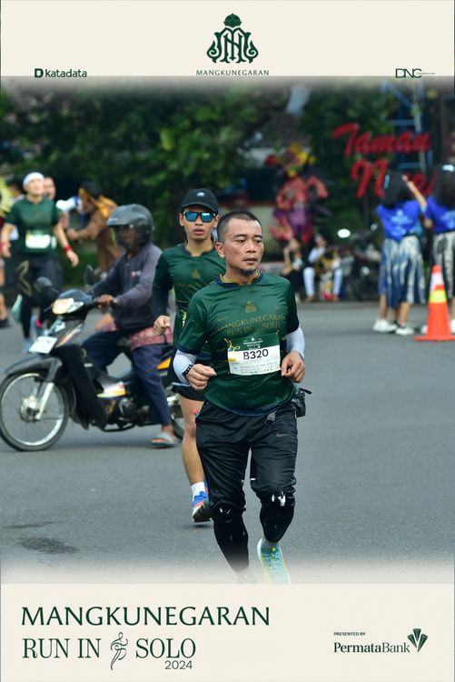 Race photo from Mangkunegaran Run 2024
