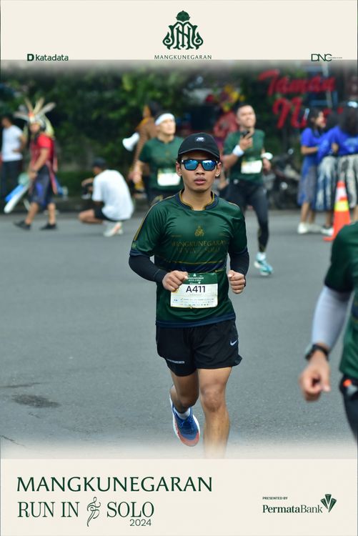 Race photo from Mangkunegaran Run 2024