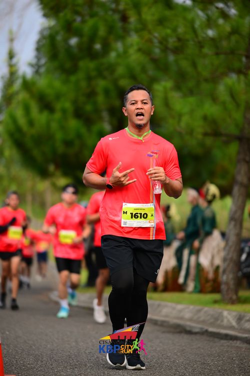 Race photo from CISANGKAN KBP CITY RUN 2025