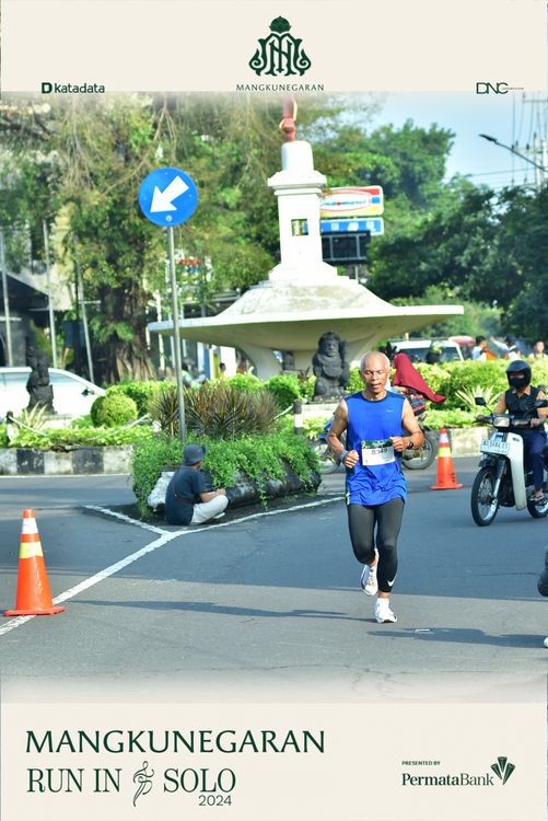 Race photo from Mangkunegaran Run 2024