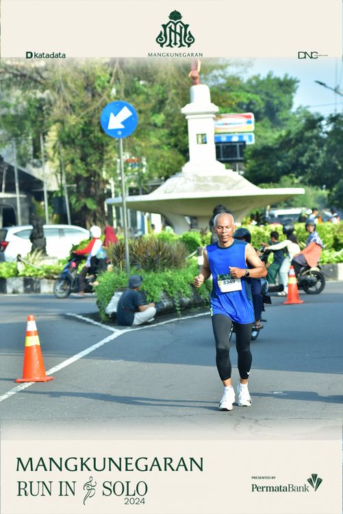 Race photo from Mangkunegaran Run 2024