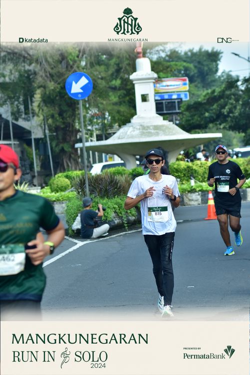 Race photo from Mangkunegaran Run 2024