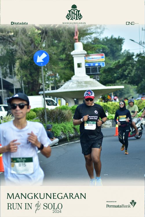 Race photo from Mangkunegaran Run 2024