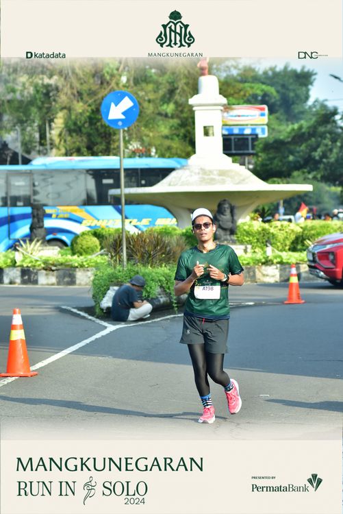 Race photo from Mangkunegaran Run 2024