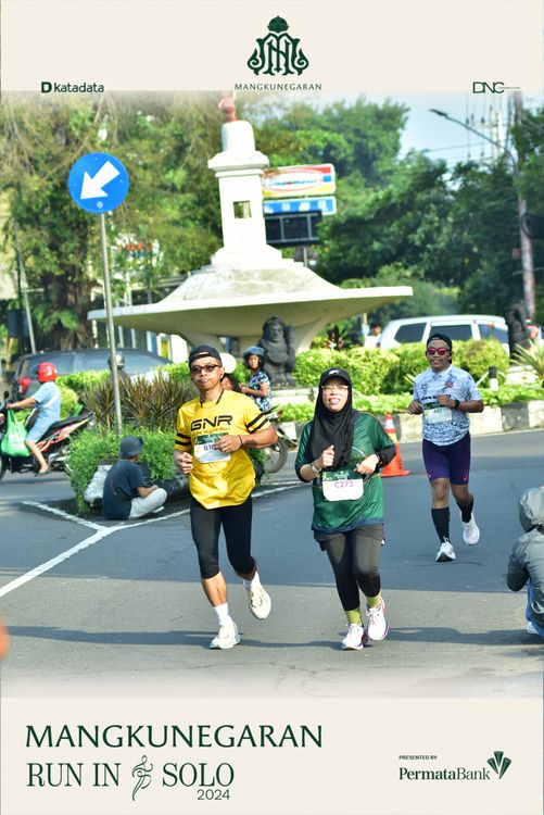 Race photo from Mangkunegaran Run 2024
