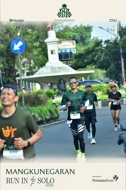 Race photo from Mangkunegaran Run 2024