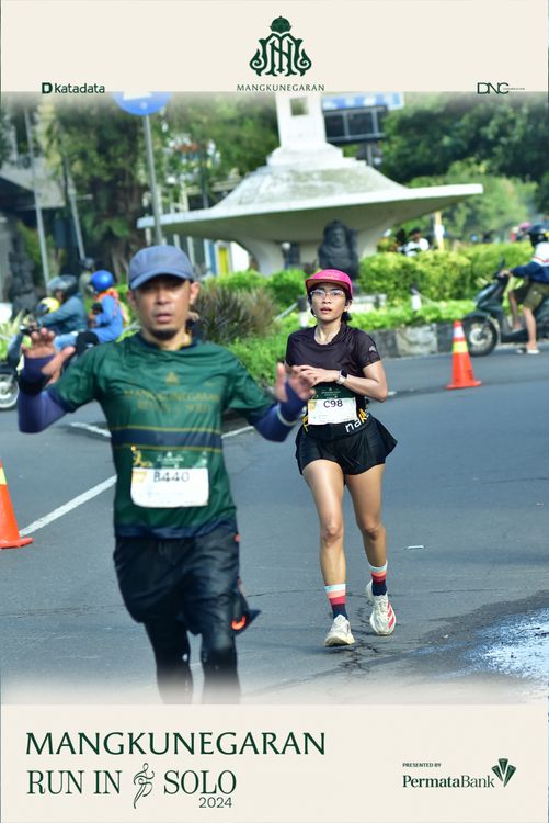 Race photo from Mangkunegaran Run 2024